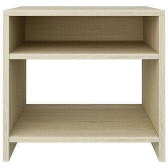 Nachtkastje 40x30x40 cm bewerkt hout sonoma eikenkleurig 8719883671765 4
