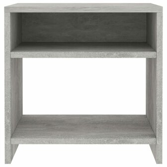 Nachtkastje 40x30x40 cm bewerkt hout betongrijs 8719883671789 4