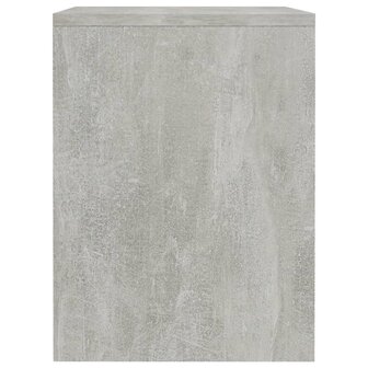 Nachtkastje 40x30x40 cm bewerkt hout betongrijs 8719883671789 5