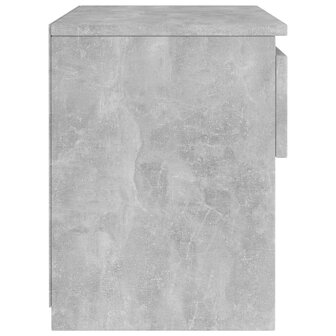 Nachtkastje 40x30x39 cm bewerkt hout betongrijs 8720286352977 5