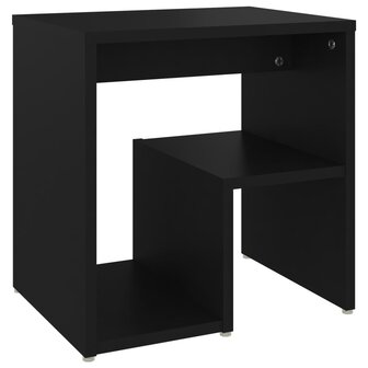 Nachtkastje 40x30x40 cm bewerkt hout zwart 8720286558362 2