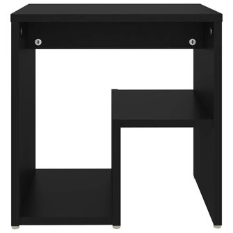 Nachtkastje 40x30x40 cm bewerkt hout zwart 8720286558362 3