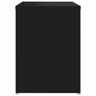 Nachtkastje 40x30x40 cm bewerkt hout zwart 8720286558362 4