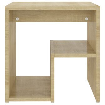 Nachtkastje 40x30x40 cm bewerkt hout sonoma eikenkleurig 8720286558409 3