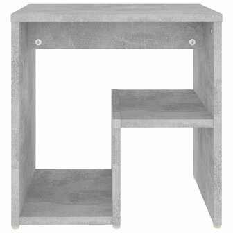 Nachtkastje 40x30x40 cm bewerkt hout betongrijs 8720286558423 3