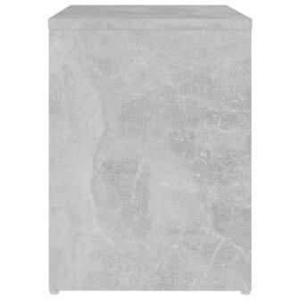 Nachtkastje 40x30x40 cm bewerkt hout betongrijs 8720286558423 4