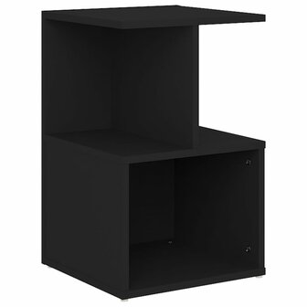 Nachtkastje 35x35x55 cm bewerkt hout zwart 8720286558546 2
