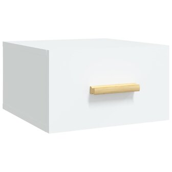 Nachtkastje wandgemonteerd 35x35x20 cm wit 8720287083221 2