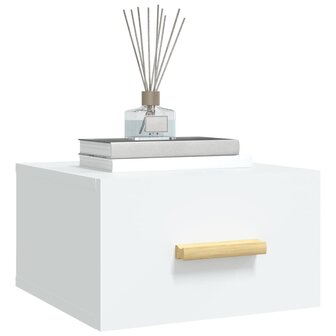 Nachtkastje wandgemonteerd 35x35x20 cm wit 8720287083221 4