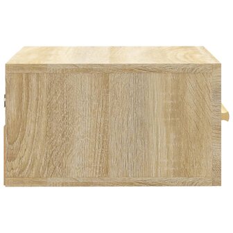 Nachtkastje wandgemonteerd 35x35x20 cm sonoma eikenkleurig 8720287083269 7