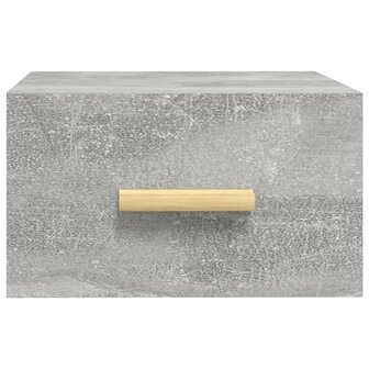 Nachtkastje wandgemonteerd 35x35x20 cm betongrijs 8720287083283 5