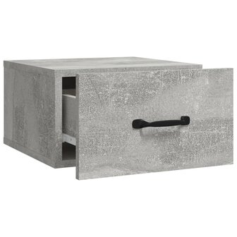 Nachtkastje wandgemonteerd 35x35x20 cm betongrijs 8720287083382 6