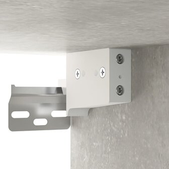 Nachtkastje wandgemonteerd 35x35x20 cm betongrijs 8720287083382 8