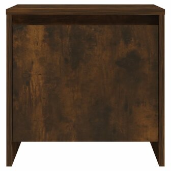 Nachtkastje 45x34,5x44,5 cm spaanplaat gerookt eikenkleurig 8720286837283 5