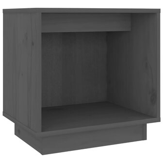Nachtkastje 40x30x40 cm massief grenenhout grijs 8720286841655 2