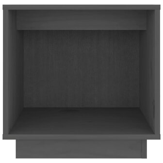 Nachtkastje 40x30x40 cm massief grenenhout grijs 8720286841655 4