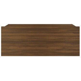 Nachtkastje zwevend 40x30x15 cm bewerkt hout bruin eikenkleur 8720286975367 6