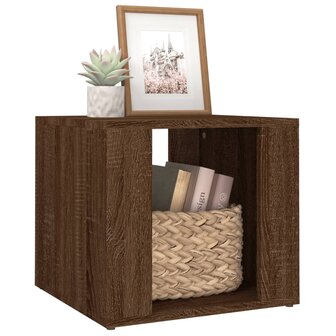 Nachtkastje 41x40x36 cm bewerkt hout bruineikenkleurig 8720845667160 4