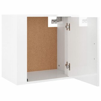 Nachtkastje wandgemonteerd 50x30x47 cm hoogglans wit 8720287222729 6
