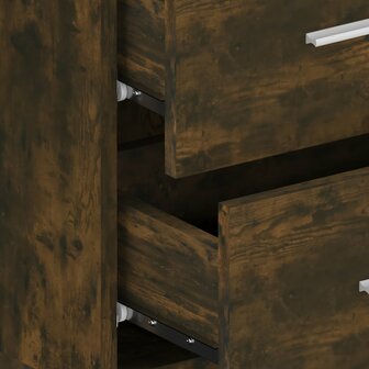 Nachtkastje wandgemonteerd gerookt eikenkleurig 8720286967560 7