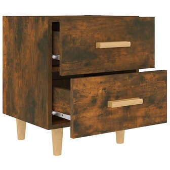 Nachtkastje 40x35x47,5 cm gerookt eikenkleurig 8720286972953 5