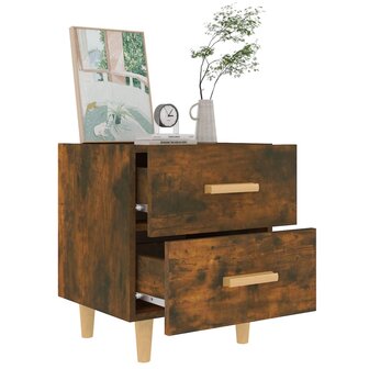 Nachtkastje 40x35x47,5 cm gerookt eikenkleurig 8720286972953 6