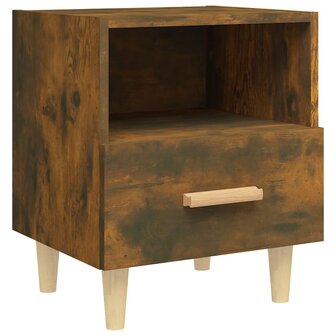 Nachtkastje 40x35x47 cm gerookt eikenkleurig 8720286973073 2