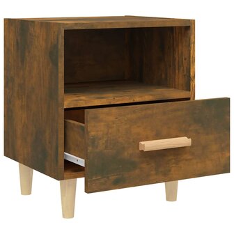 Nachtkastje 40x35x47 cm gerookt eikenkleurig 8720286973073 5