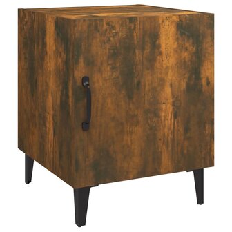 Nachtkastje bewerkt hout gerookt eikenkleurig 8720286973257 2