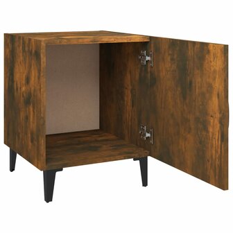 Nachtkastje bewerkt hout gerookt eikenkleurig 8720286973257 5
