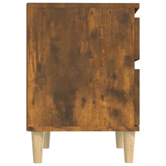 Nachtkastje 40x35x50 cm gerookt eikenkleurig 8720287226307 6