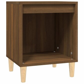 Nachtkastje 40x35x50 cm bruin eikenkleur 8720287226666 2