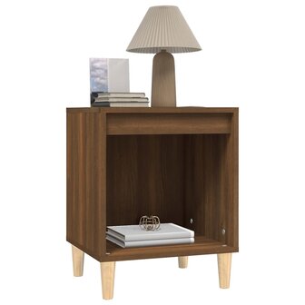 Nachtkastje 40x35x50 cm bruin eikenkleur 8720287226666 4