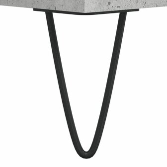 Nachtkastje 40x30x50 cm bewerkt hout betongrijs 8720845904395 7