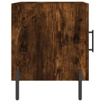 Nachtkastje 40x40x50 cm bewerkt hout gerookt eikenkleurig 8720845911690 7