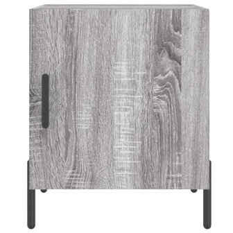 Nachtkastje 40x40x50 cm bewerkt hout grijs sonoma eikenkleurig 8720845911713 6
