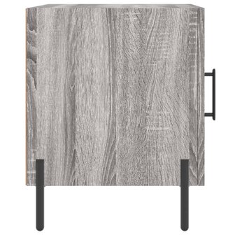 Nachtkastje 40x40x50 cm bewerkt hout grijs sonoma eikenkleurig 8720845911713 7