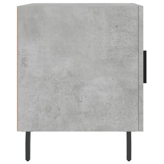 Nachtkastje 40x40x50 cm bewerkt hout betongrijs 8720845911836 7