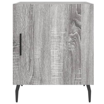 Nachtkastje 40x40x50 cm bewerkt hout grijs sonoma eikenkleurig 8720845911874 6