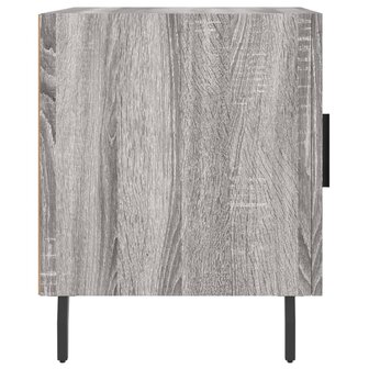 Nachtkastje 40x40x50 cm bewerkt hout grijs sonoma eikenkleurig 8720845911874 7
