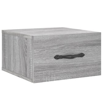 Nachtkastje wandgemonteerd 35x35x20 cm grijs sonoma eikenkleur 8720845946579 2