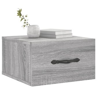 Nachtkastje wandgemonteerd 35x35x20 cm grijs sonoma eikenkleur 8720845946579 3