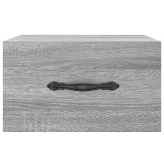 Nachtkastje wandgemonteerd 35x35x20 cm grijs sonoma eikenkleur 8720845946579 5