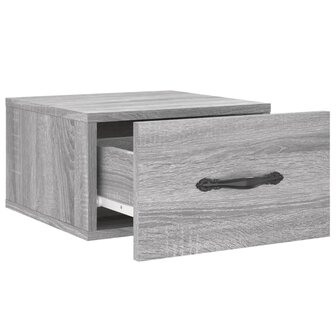 Nachtkastje wandgemonteerd 35x35x20 cm grijs sonoma eikenkleur 8720845946579 6