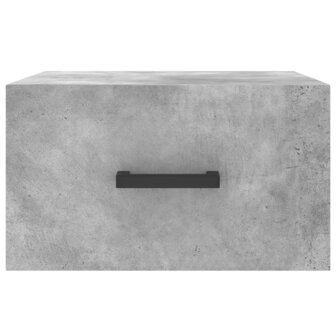 Nachtkastje wandgemonteerd 35x35x20 cm betongrijs 8720845946692 5