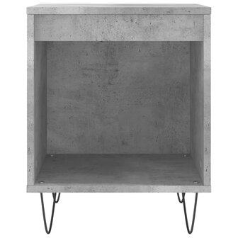 Nachtkastje 40x35x50 cm bewerkt hout betongrijs 8721012111073 4