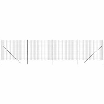 Draadgaashek 1,4x10 m gegalvaniseerd staal antracietkleurig 8720845779528 2