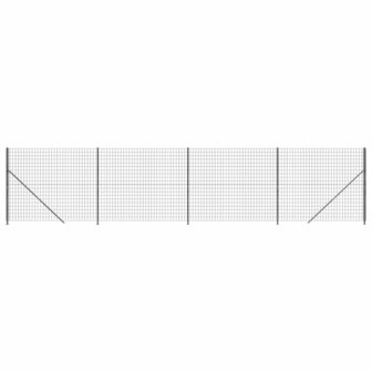 Draadgaashek met flens 1,4x10 m antracietkleurig 8720845780487 2