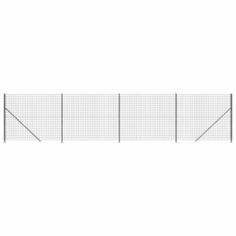 Draadgaashek met flens 2x10 m antracietkleurig 8720845780517 2