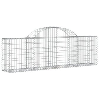 Schanskorven 9 st gewelfd 200x30x60/80 cm gegalvaniseerd ijzer 8720845566586 3